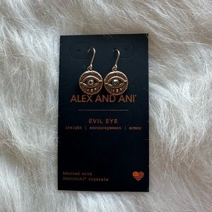 NEW WITH TAGS 🏷️ Alex and Ani Evil Eye Dangle Earrings
